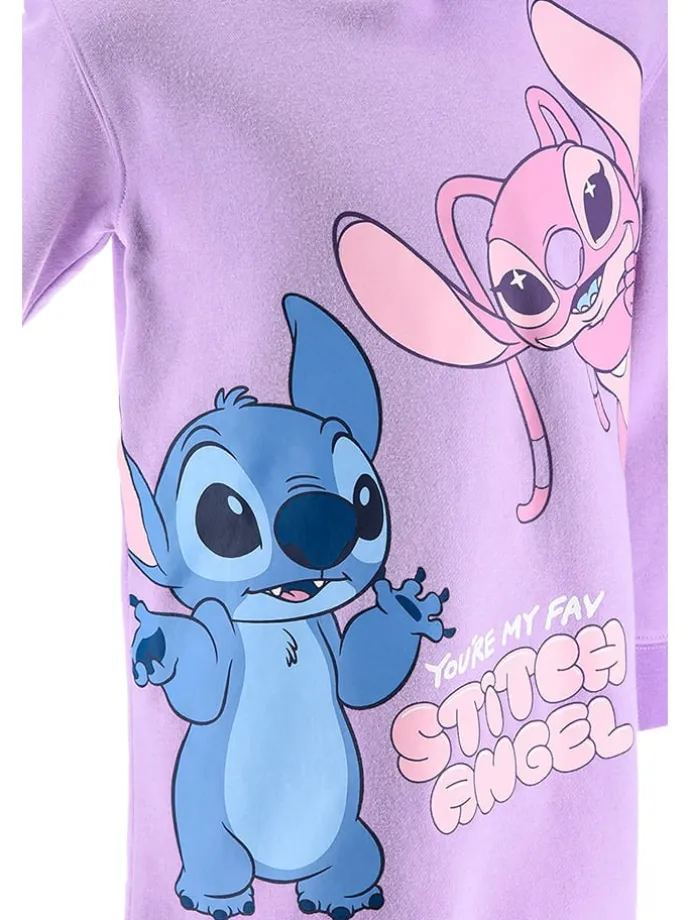 Sweatkleid "Lilo & Stitch" in Lila