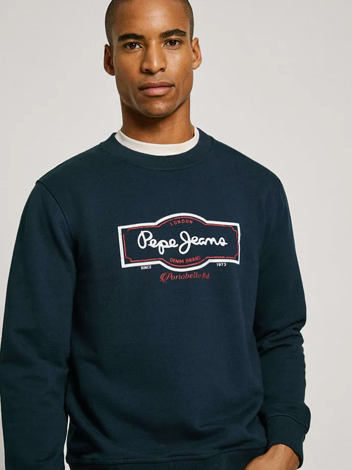 Sweatshirt "Daxton" in Dunkelblau