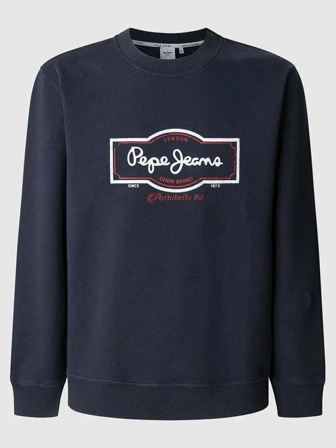 Sweatshirt "Daxton" in Dunkelblau