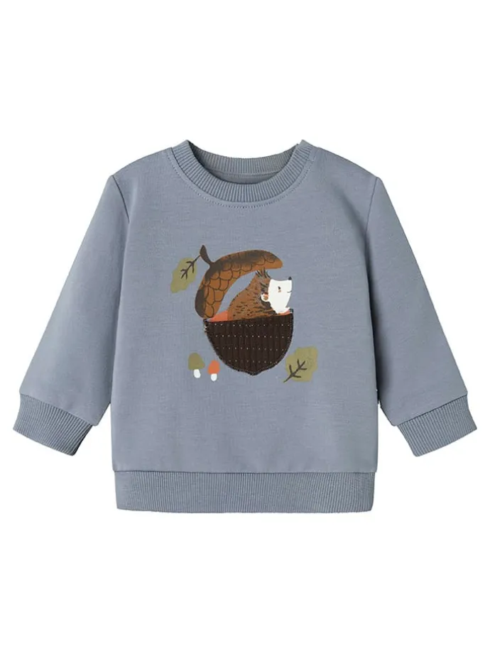Sweatshirt "Fun" in Hellblau