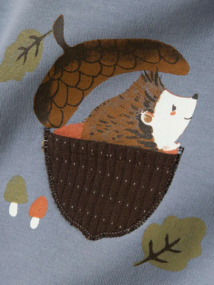 Sweatshirt "Fun" in Hellblau
