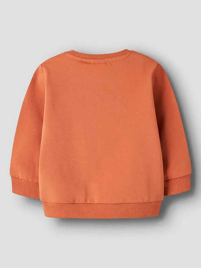 Sweatshirt "Fun" in Orange