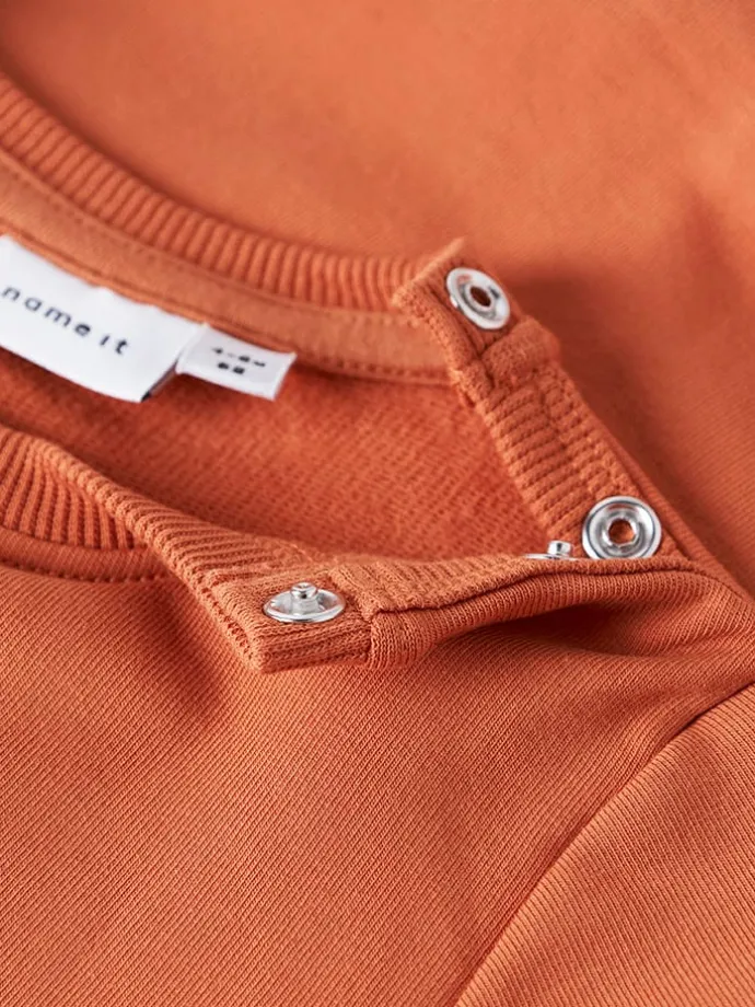 Sweatshirt "Fun" in Orange