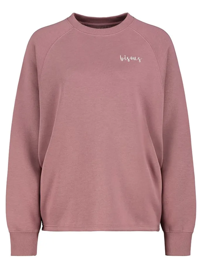 Sweatshirt in Altrosa