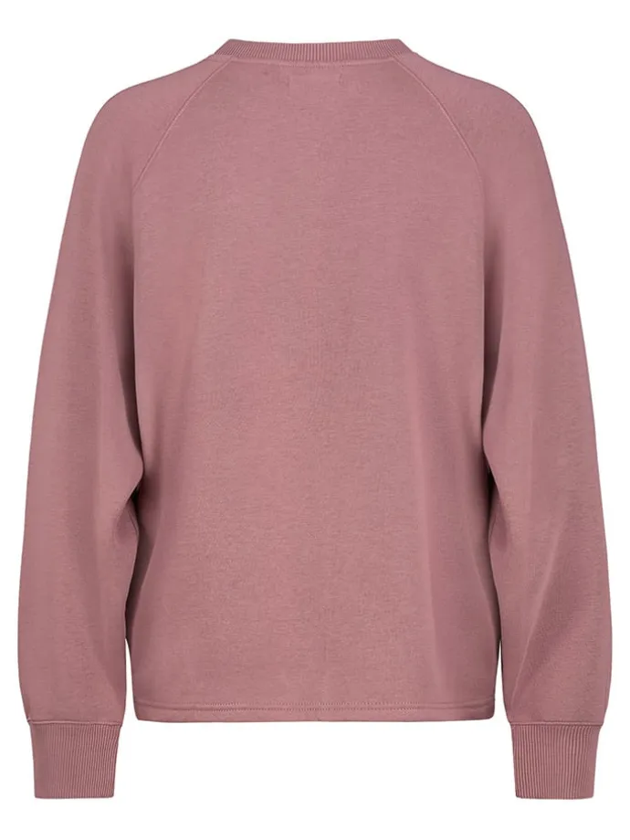 Sweatshirt in Altrosa