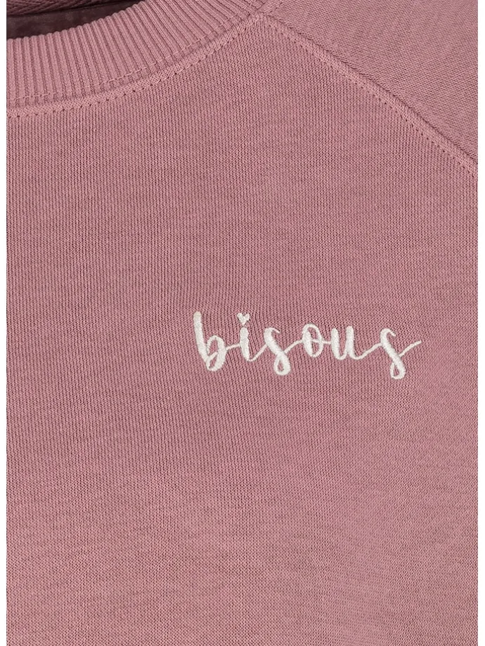 Sweatshirt in Altrosa