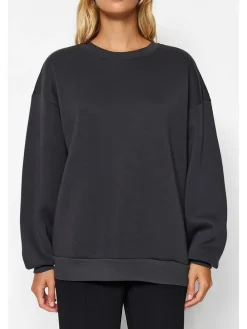 Sweatshirt in Anthrazit