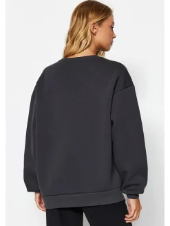 Sweatshirt in Anthrazit