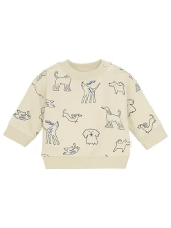 Sweatshirt in Beige