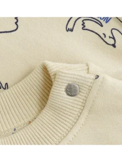 Sweatshirt in Beige