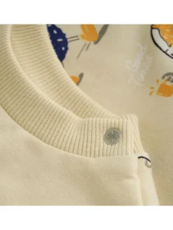 Sweatshirt in Beige