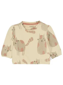 Sweatshirt in Beige
