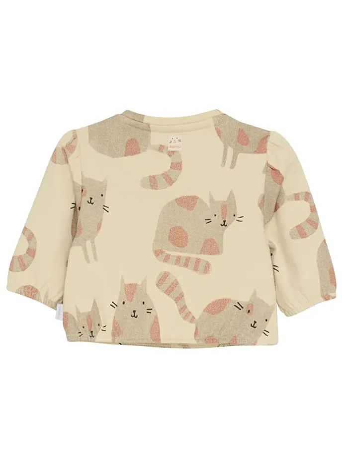 Sweatshirt in Beige