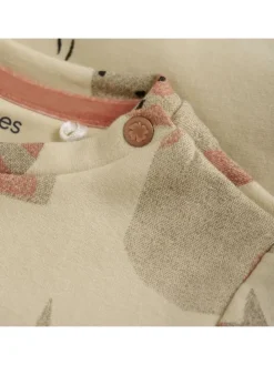 Sweatshirt in Beige
