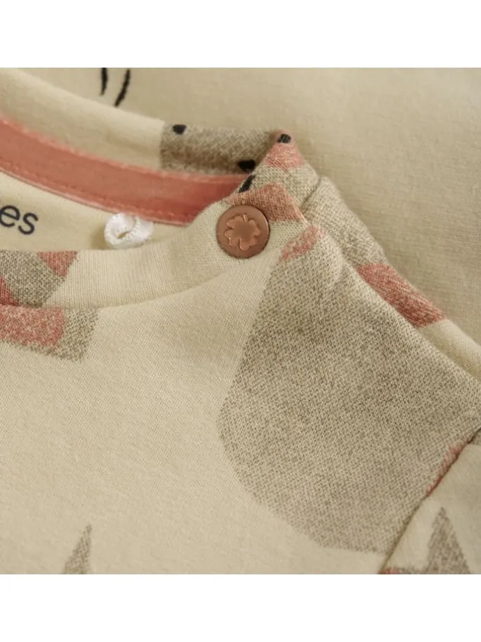 Sweatshirt in Beige