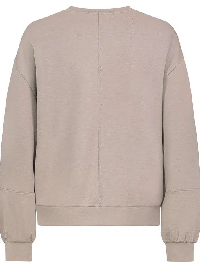 Sweatshirt in Beige