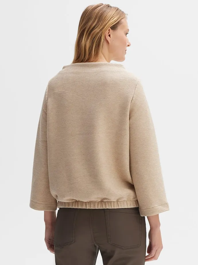 Sweatshirt in Beige