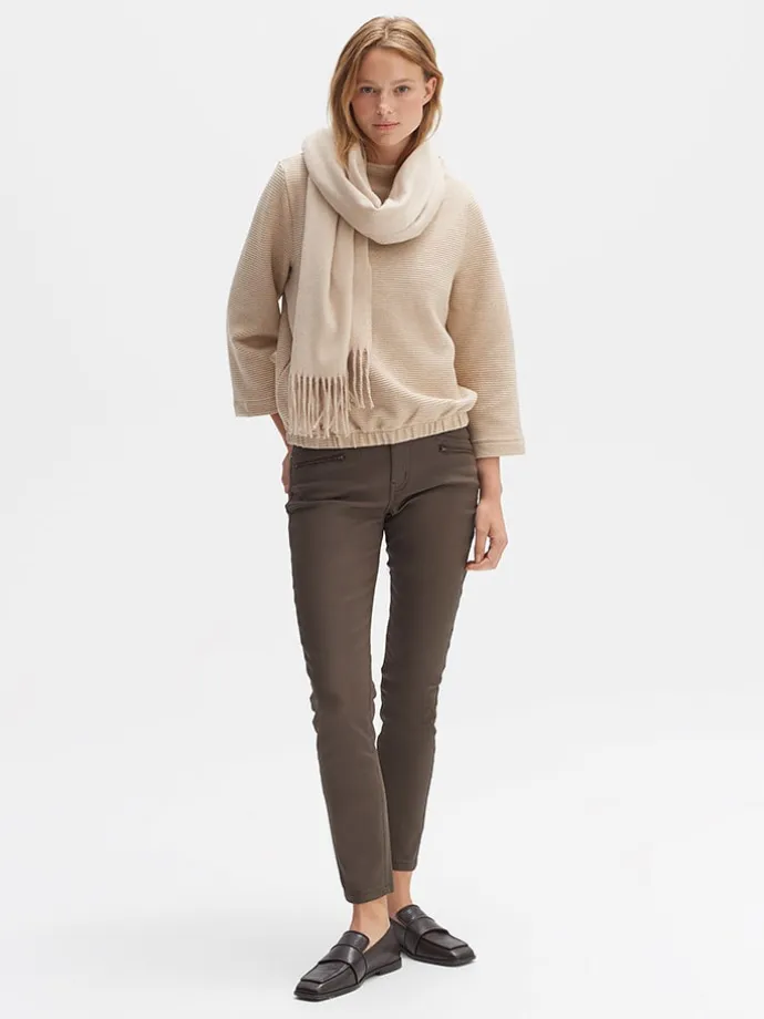 Sweatshirt in Beige