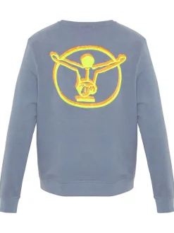 Sweatshirt in Blau