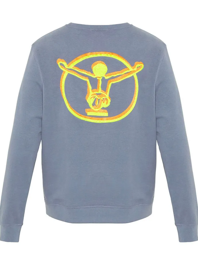 Sweatshirt in Blau