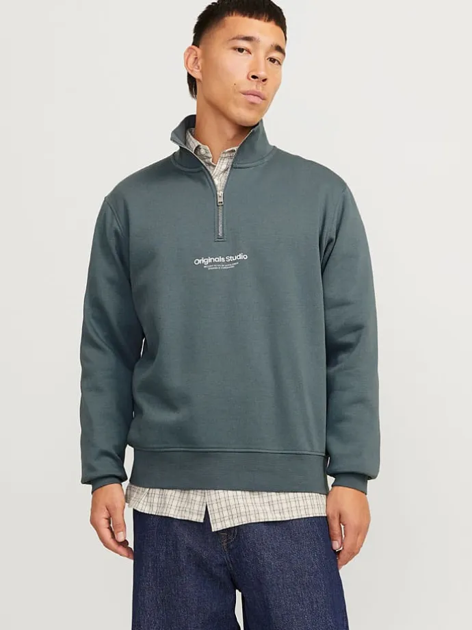 Sweatshirt in Blau