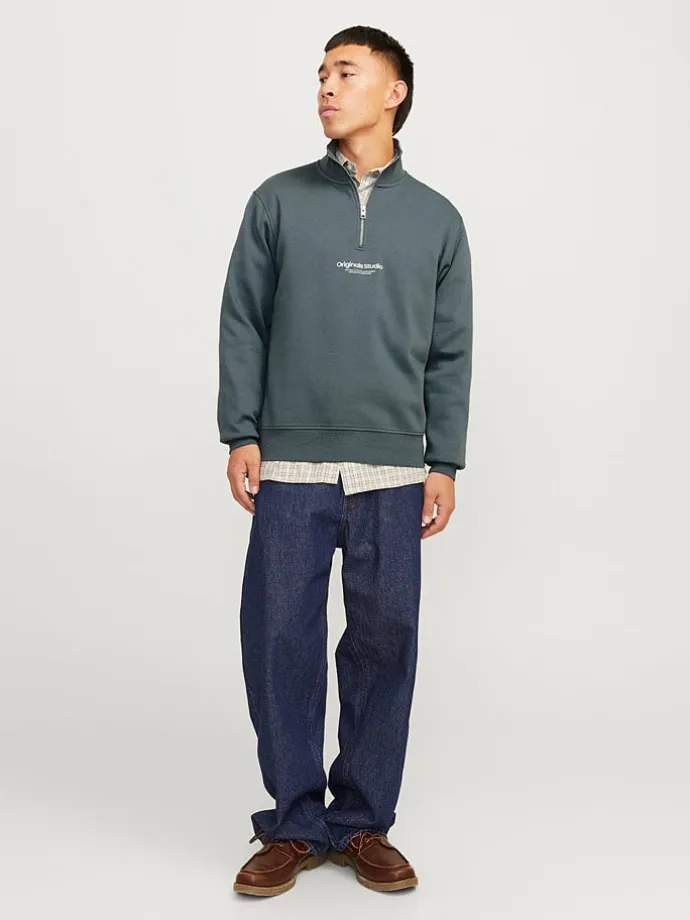 Sweatshirt in Blau