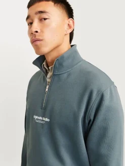 Sweatshirt in Blau