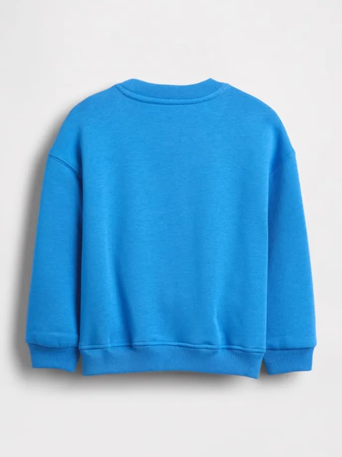 Sweatshirt in Blau