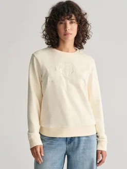 Sweatshirt in Creme