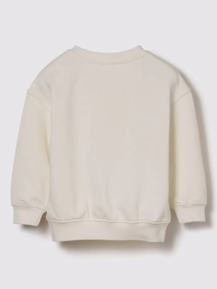 Sweatshirt in Creme