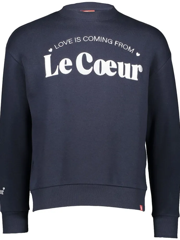 Sweatshirt in Dunkelblau