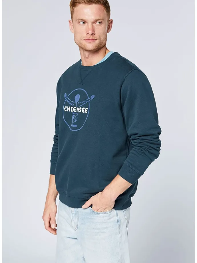 Sweatshirt in Dunkelblau