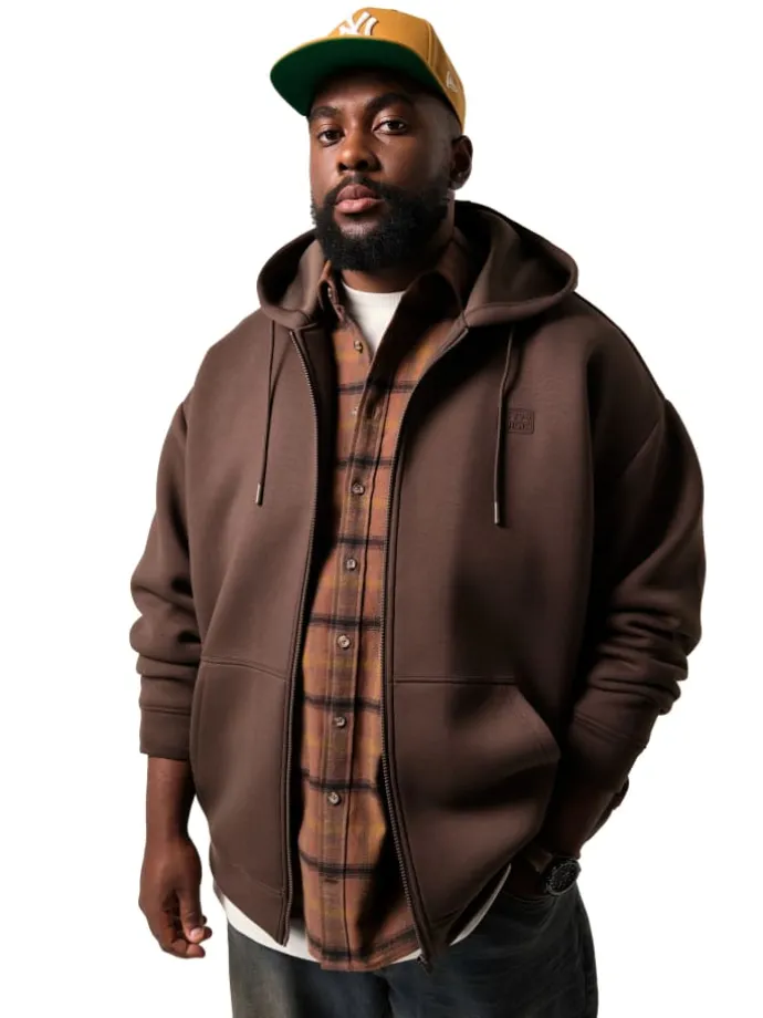 Sweatshirt in dunkelbraun