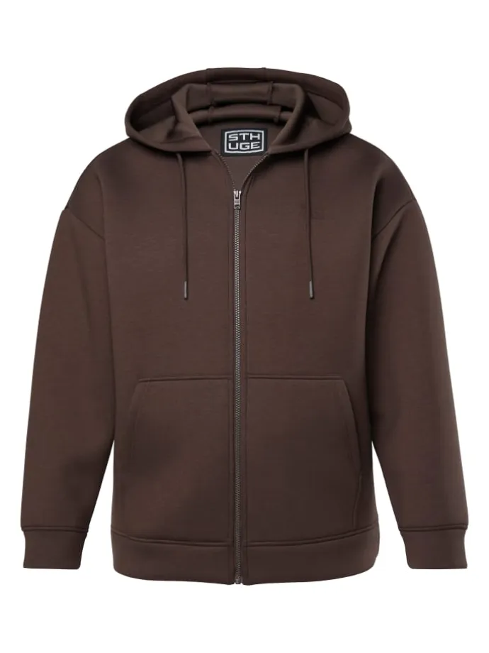 Sweatshirt in dunkelbraun