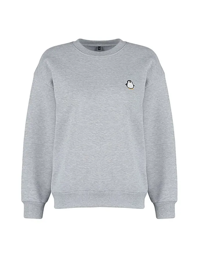 Sweatshirt in Grau