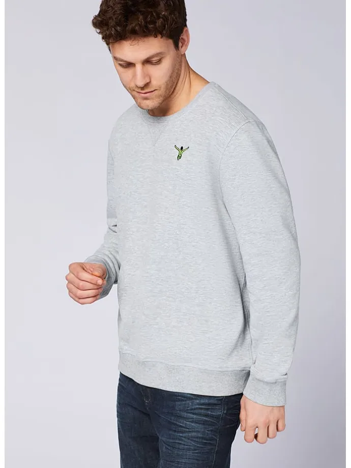 Sweatshirt in Grau