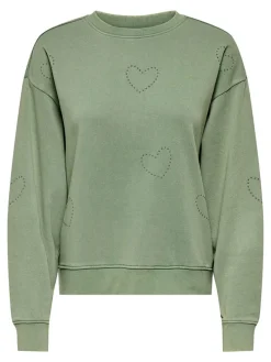 Sweatshirt in Grün