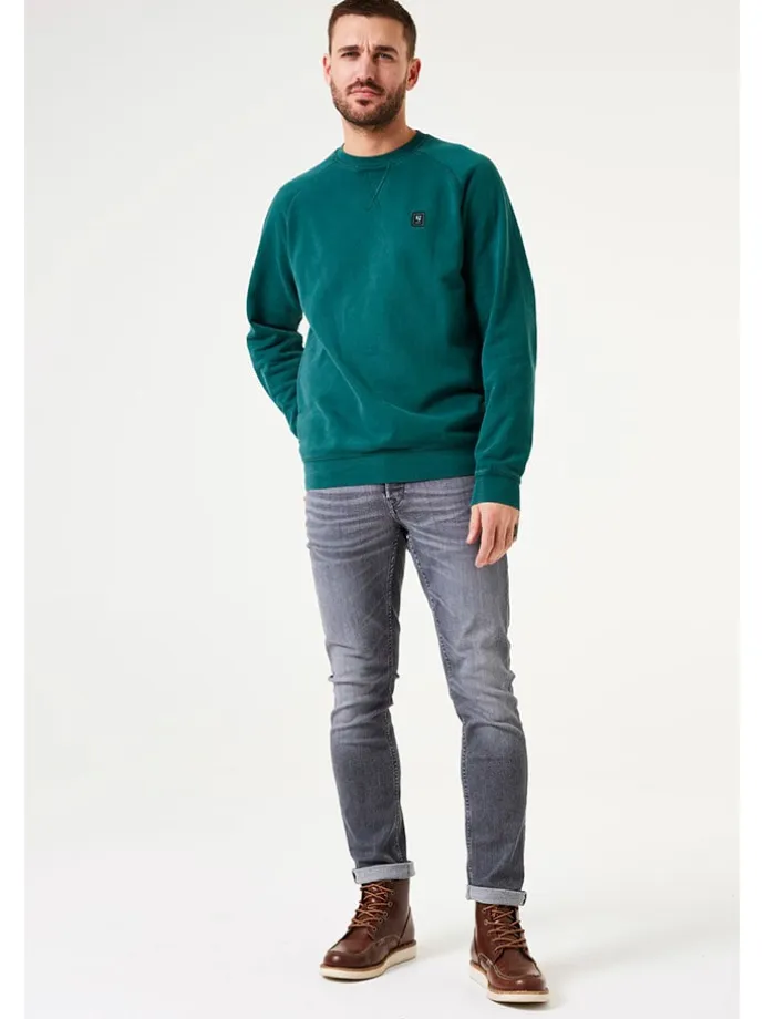 Sweatshirt in Grün