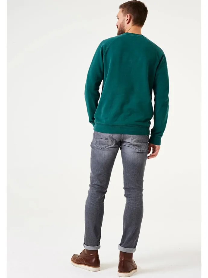 Sweatshirt in Grün