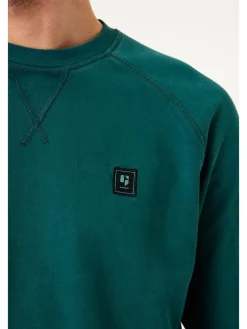 Sweatshirt in Grün