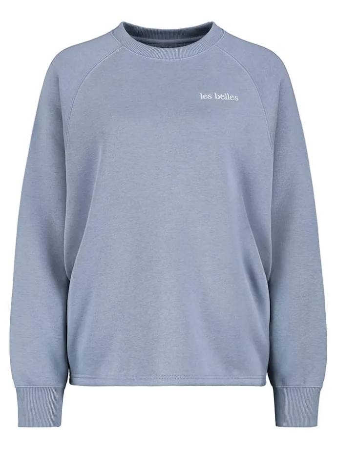 Sweatshirt in Hellblau