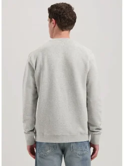 Sweatshirt in Hellgrau