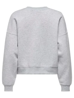 Sweatshirt in Hellgrau