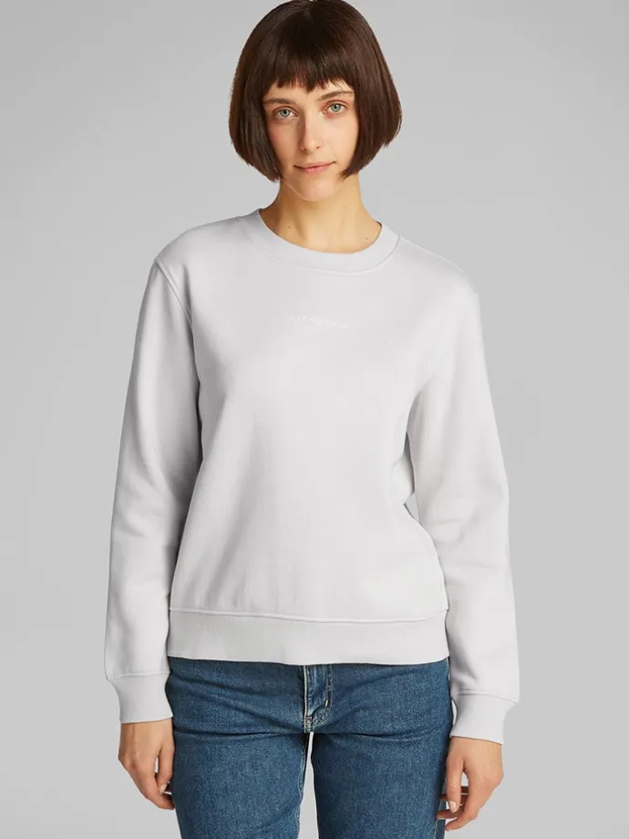 Sweatshirt in Hellgrau