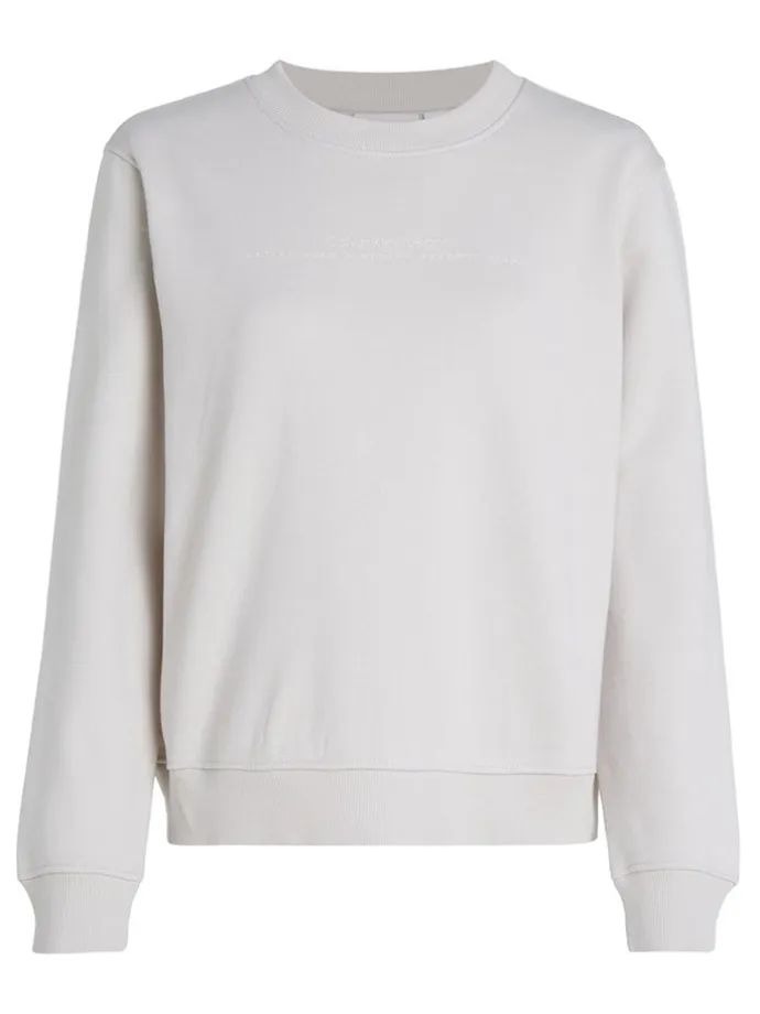 Sweatshirt in Hellgrau