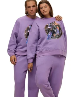 Sweatshirt in lavendel