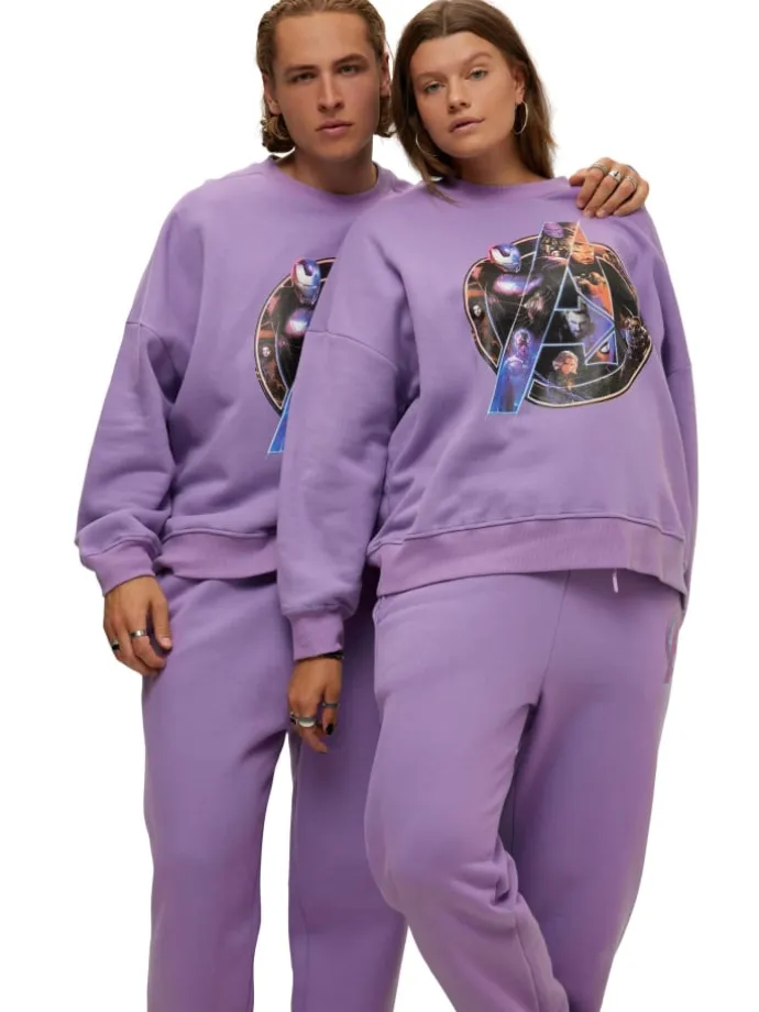 Sweatshirt in lavendel