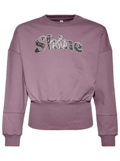 Sweatshirt in Lila