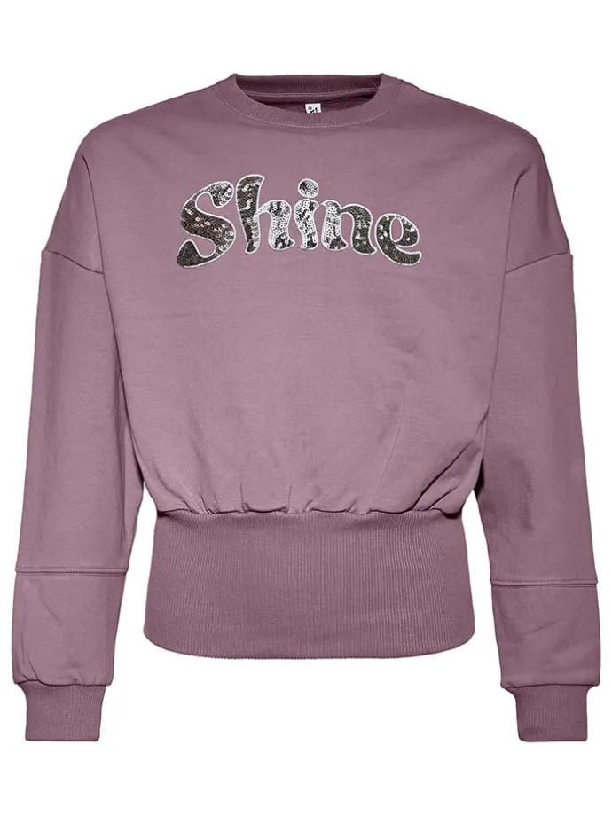 Sweatshirt in Lila