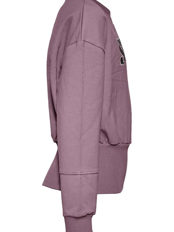 Sweatshirt in Lila